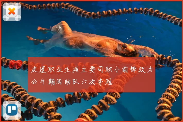 皮蓬职业生涯主要司职小前锋效力公牛期间助队六次夺冠